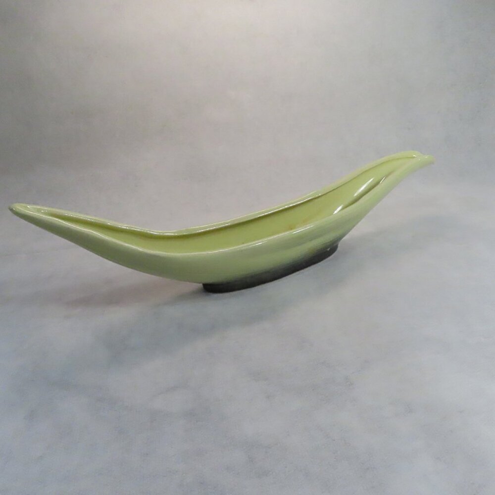 Horton Cornucopia Style Vintage Art Pottery Celery Green 18" Wide